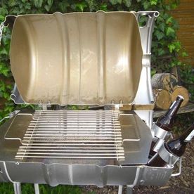 Edelstahlfassgrill