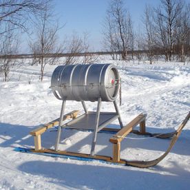 Edelstahlfassgrill