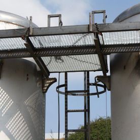 Edelstahlbehälter Adsorberanlage